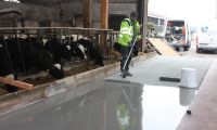 Concrete restoration of the feed alley: Fast, safe and environmentally friendly